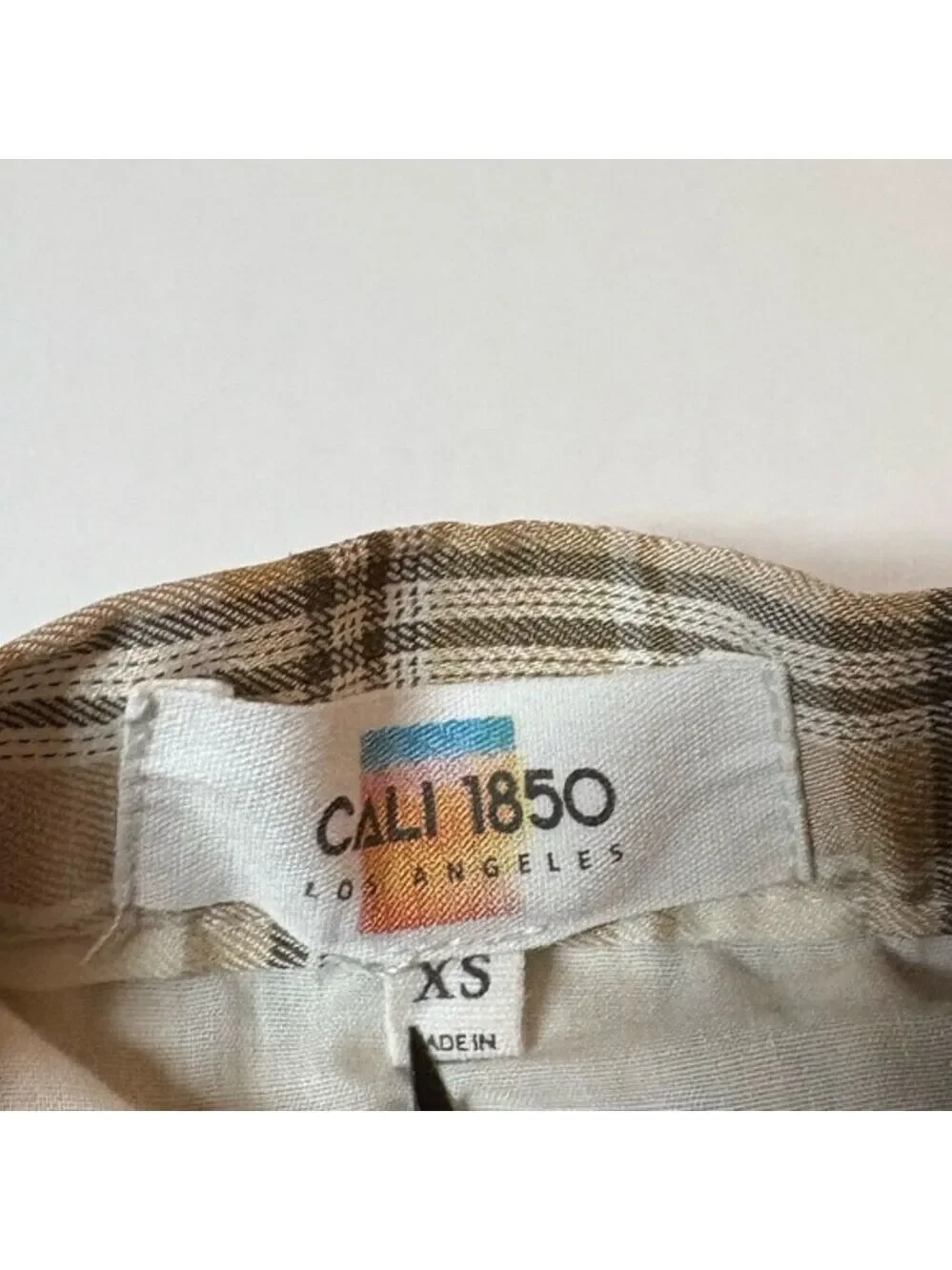 Pleated Skater Mini Skirt Cali 1850 Academia Y2K Preppy‎ Womens XS